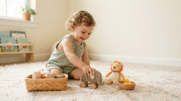 5-Minute Animal Movements Activity for 1 Year learning activity for a 1-year-old