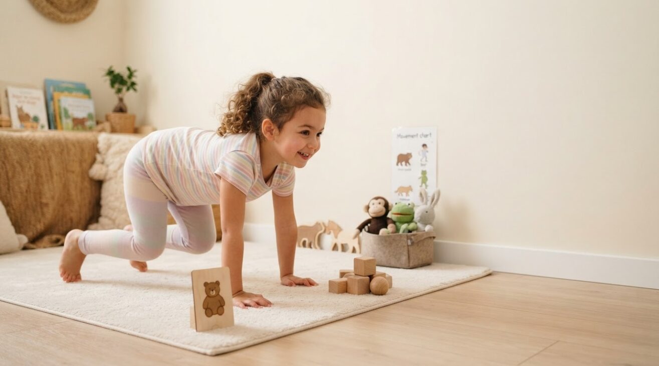 5-Minute Animal Movements Activity for 5-Year-Old Kids