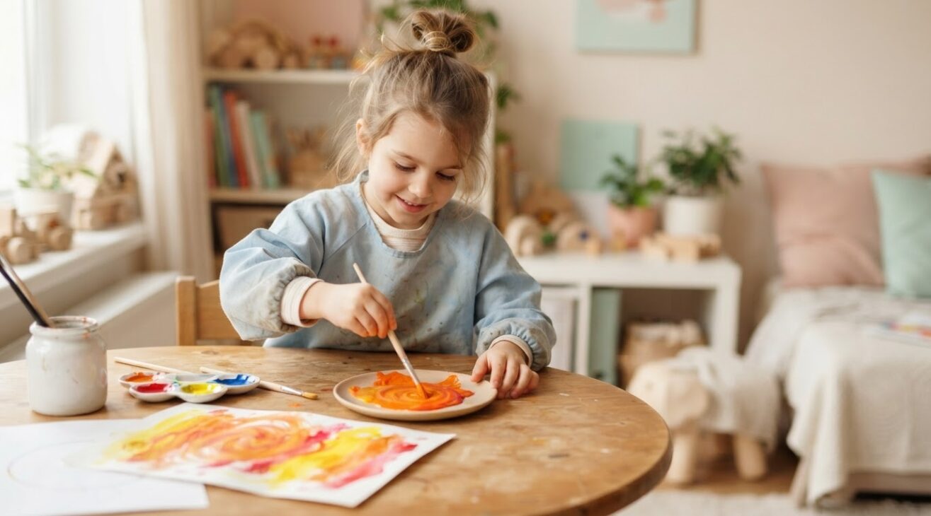 5-Minute Color Mixing & Art Discovery Activity for 5-Year-Old Kids