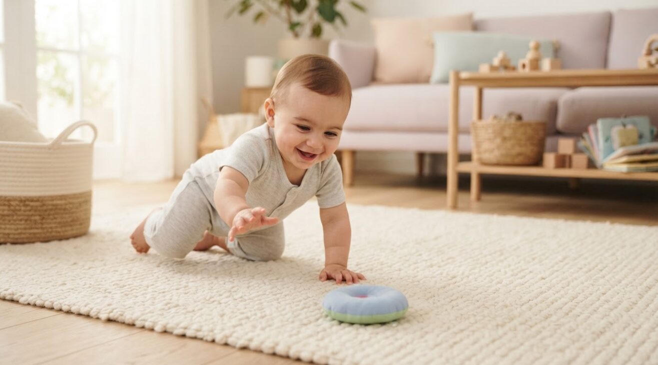 5-Minute Crawling & Exploration Activity for Babies 7–9 Months