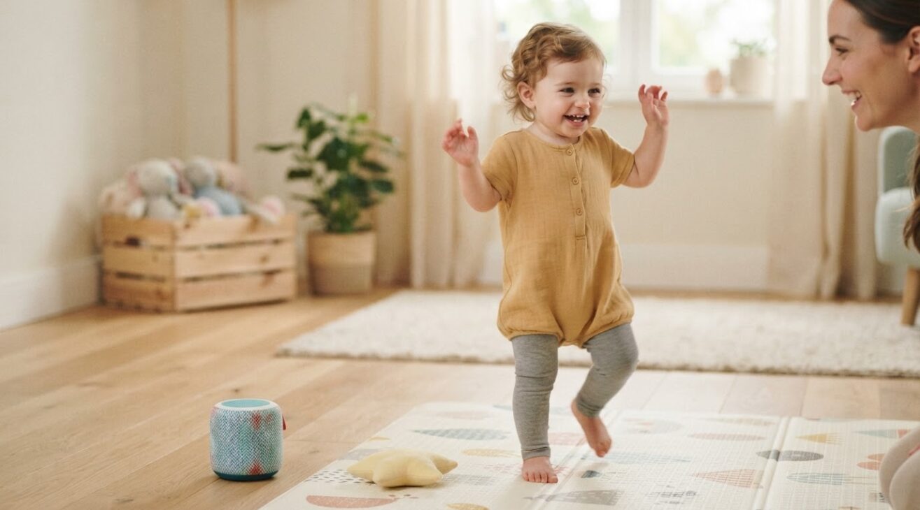 5-Minute Dance & Freeze Activity for 1-Year-Old Toddlers