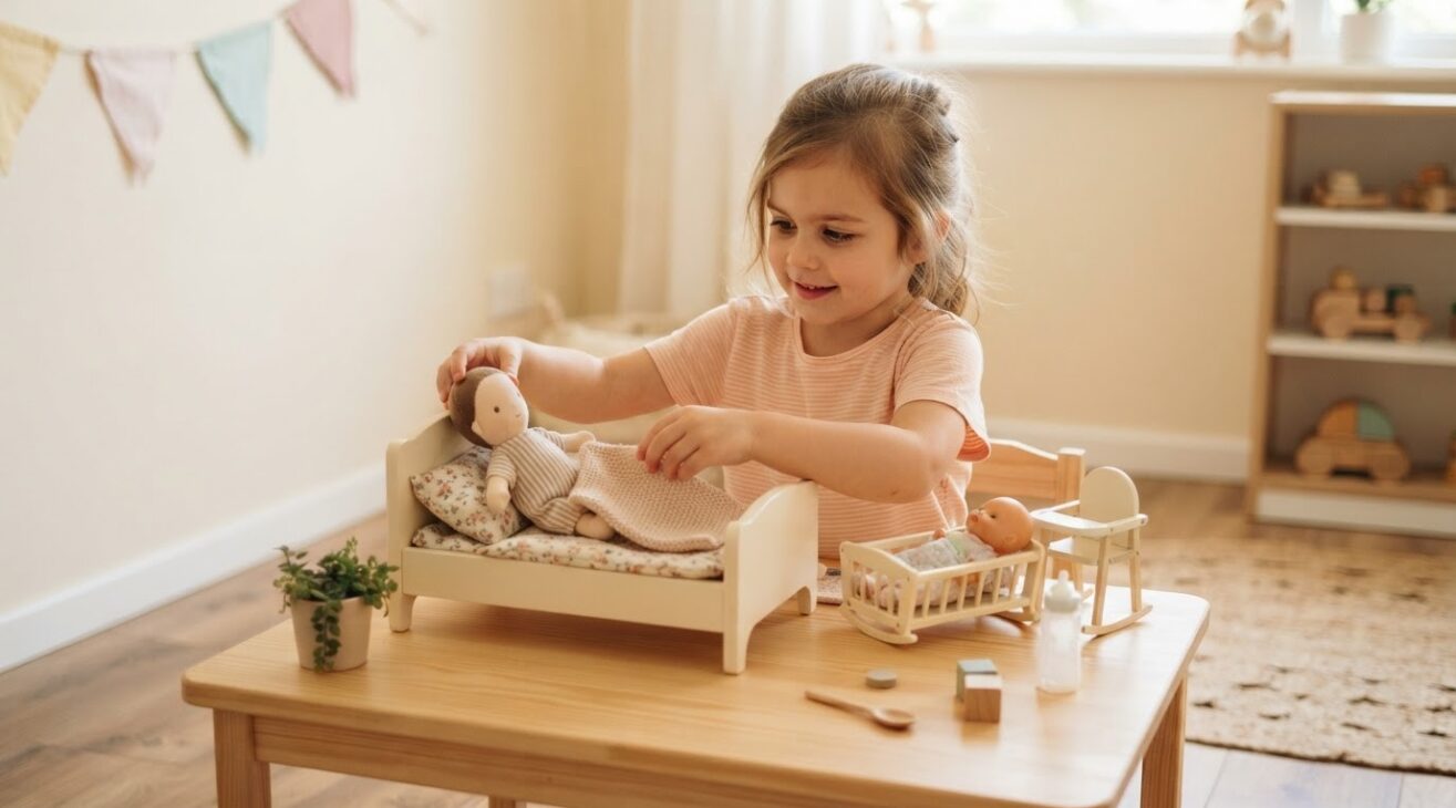 5-Minute Dolls, Family & Caregiving Play Activity for 5-Year-Old Kids