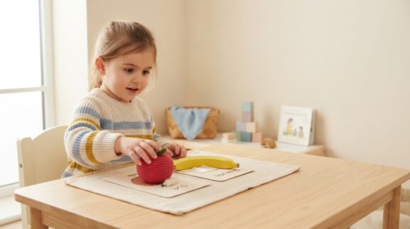 5-Minute Language Play: Describing Words for 3 Years learning activity for a 3-year-old