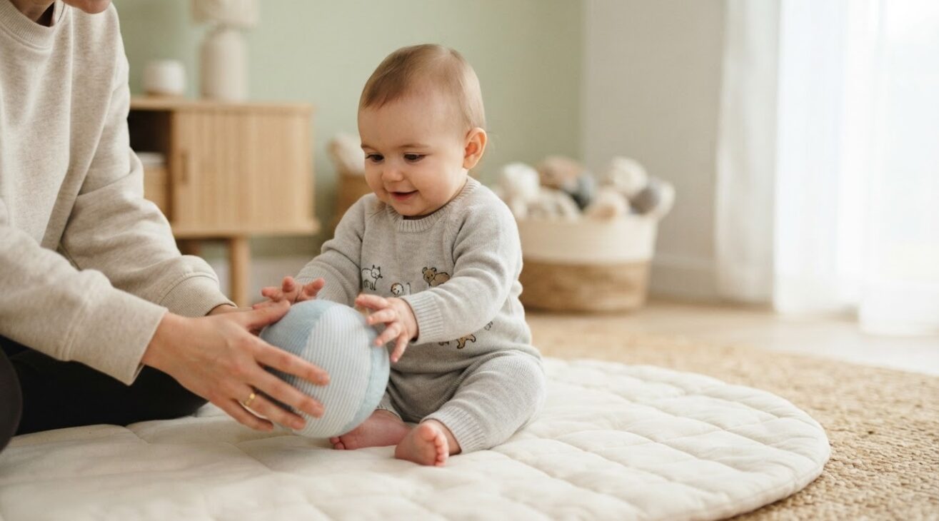 5-Minute Language Play: First Words for Babies 7–9 Months