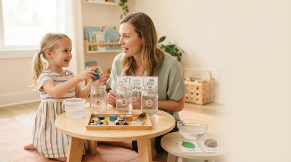 5-Minute Language Play: Questions & Conversation for 4 Years learning activity for a 4-year-old