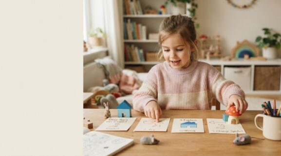 5-Minute Language Play: Storytelling Language for 5 Years learning activity for a 5-year-old