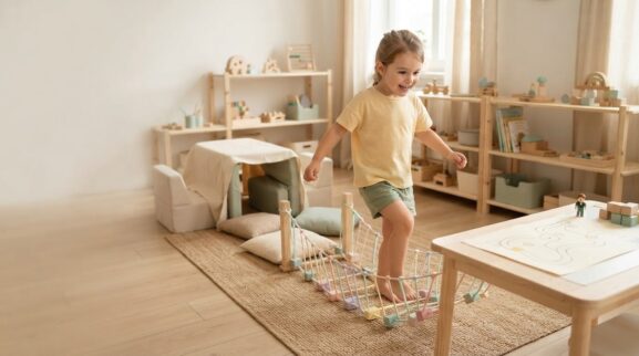 5-Minute Obstacle Courses Activity for 5 Years learning activity for a 5-year-old