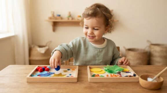5-Minute Open-Ended Art Activity for 2 Years learning activity for a 2-year-old