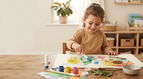 5-Minute Open-Ended Art Activity for 3 Years learning activity for a 3-year-old