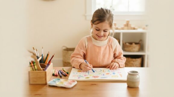 5-Minute Open-Ended Art Activity for 5 Years learning activity for a 5-year-old