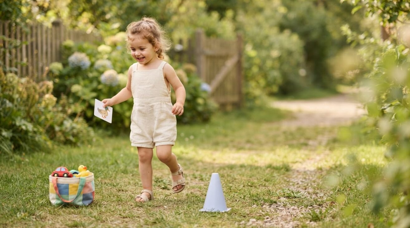 5-Minute Outdoor Movement Activity for 2-Year-Old Toddlers