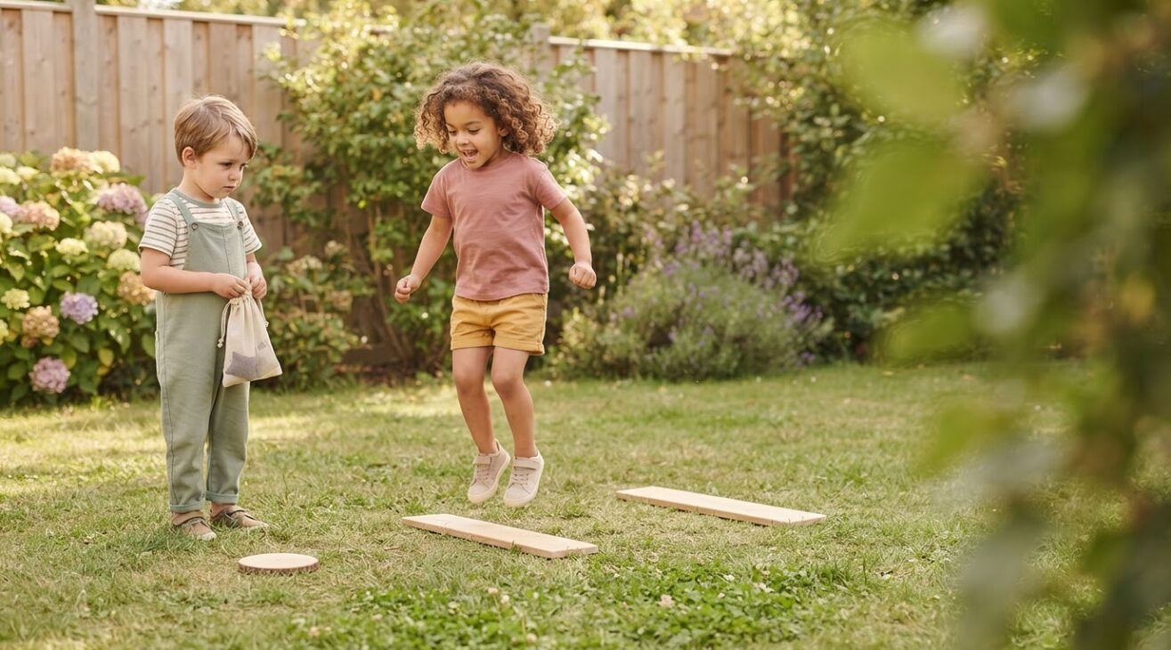 5-Minute Outdoor Movement Activity for 4-Year-Old Kids