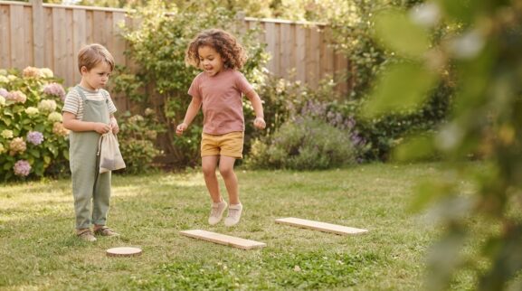 5-Minute Outdoor Movement Activity for 4 Years learning activity for a 4-year-old