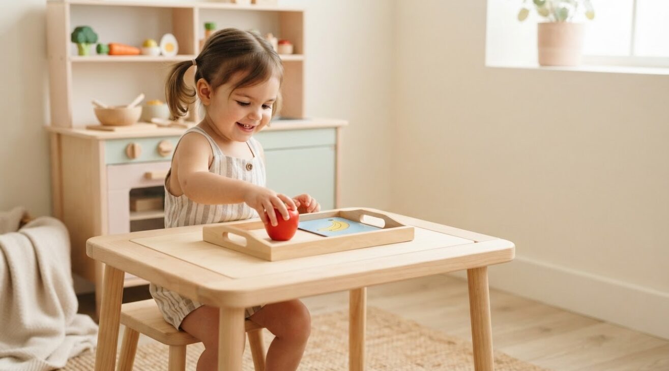 5-Minute Pretend Kitchen & Food Activity for 2-Year-Old Toddlers