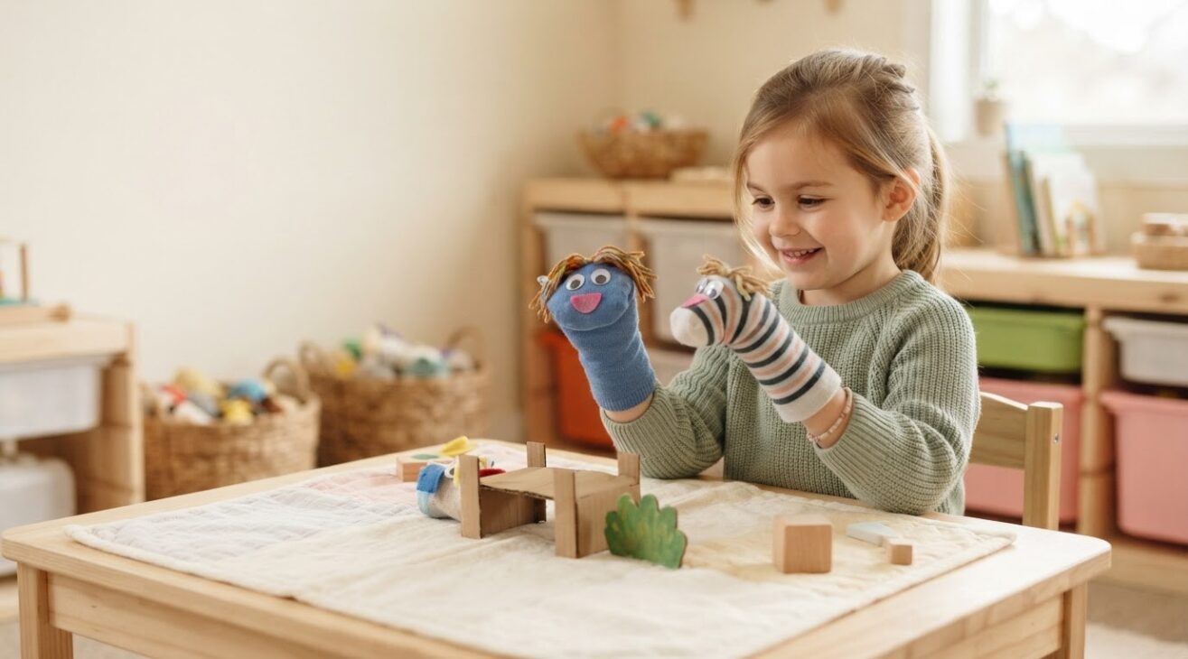 5-Minute Puppets & Character Play Activity for 4-Year-Old Kids