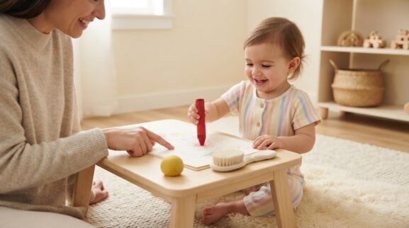5-Minute Scribble & Free Drawing Activity for 1 Year learning activity for a 1-year-old