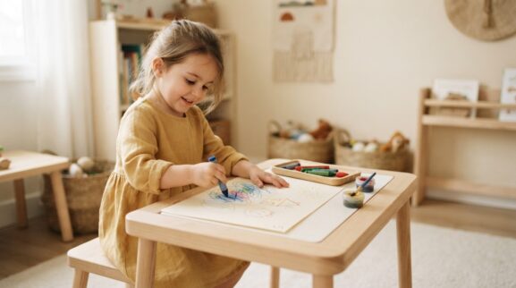 5-Minute Scribble & Free Drawing Activity for 5 Years learning activity for a 5-year-old