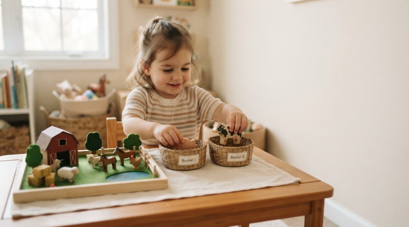 5-Minute Small-World Play Activity for 2-Year-Old Toddlers