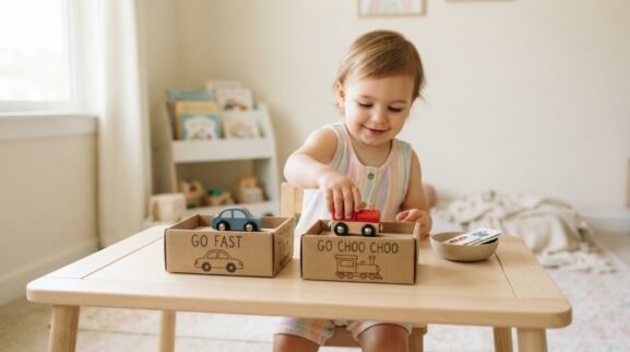 5-Minute Vehicle Pretend Play Activity for 2 Years learning activity for a 2-year-old