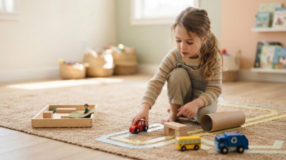 5-Minute Vehicle Pretend Play Activity for 5 Years learning activity for a 5-year-old