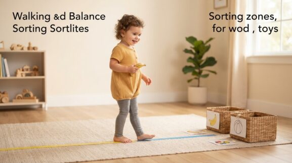 5-Minute Walking & Balance Activity for 2 Years learning activity for a 2-year-old