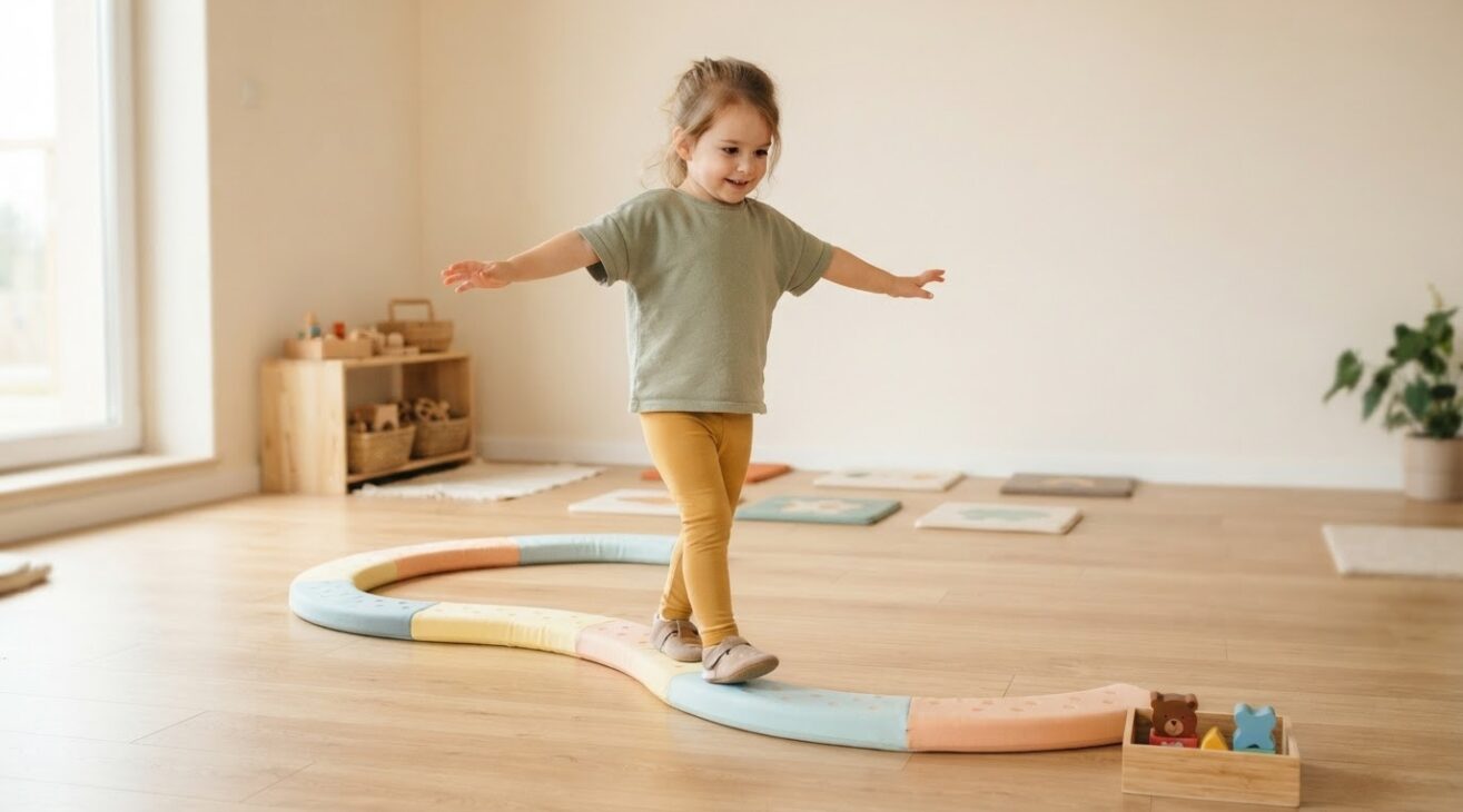 5-Minute Walking & Balance Activity for 3-Year-Old Toddlers