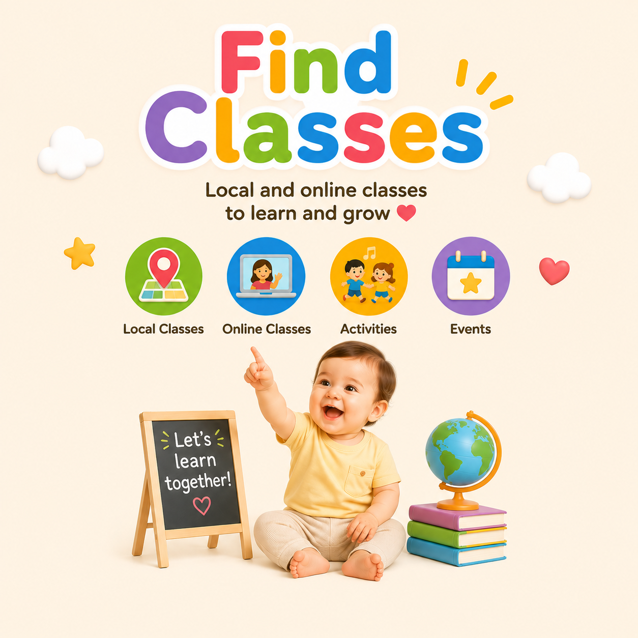 Banabooza Find Classes Baby Toddler Find Learning Teach Babies 1