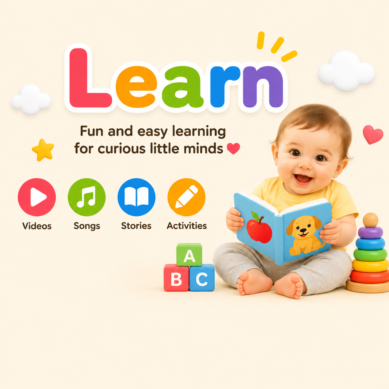 Banabooza Learn Baby Toddler Find Learning Teach Babies 1