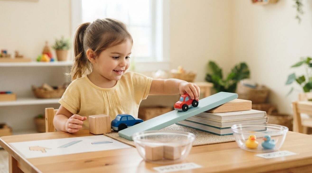A Simple Preschool Science Routine: Predict, Try, Notice, Talk for 4-Year-Old Kids
