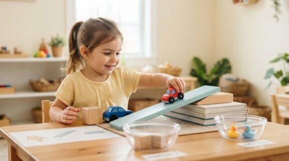 A Simple Preschool Science Routine: Predict, Try, Notice, Talk parent learning guide for a 4-year-old