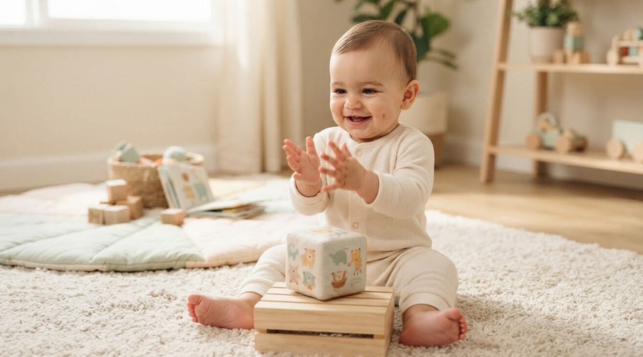 Action Movements Activity Cards for Babies 10–11 Months