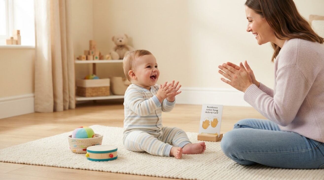 Action Songs Activity Cards for Babies 10–11 Months