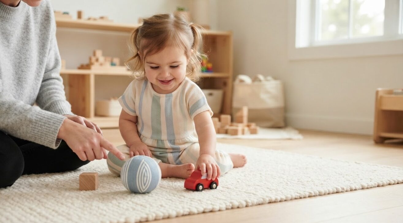 Action Words Activity Cards for 1-Year-Old Toddlers