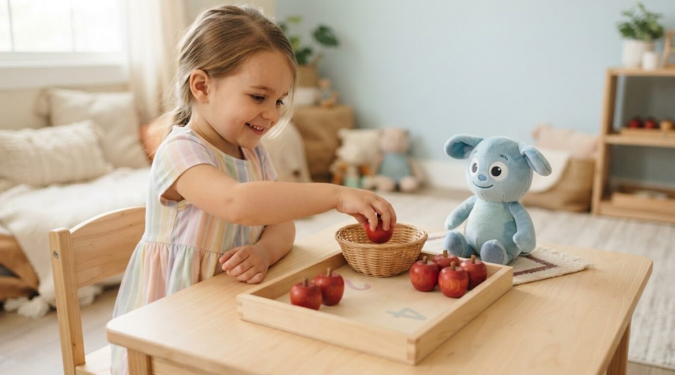 Add the Apples With Booza for 4-Year-Old Kids