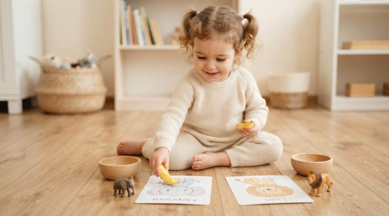 Animal Pretend Play Activity Cards for 2-Year-Old Toddlers
