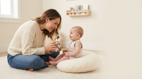 Animal Sounds for Baby learning activity for a 4–6 month old baby
