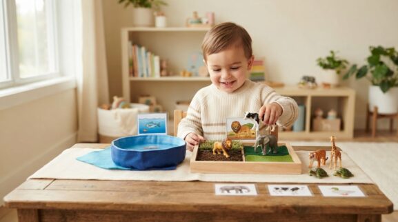 Animals & Habitats learning activities for a 2-year-old