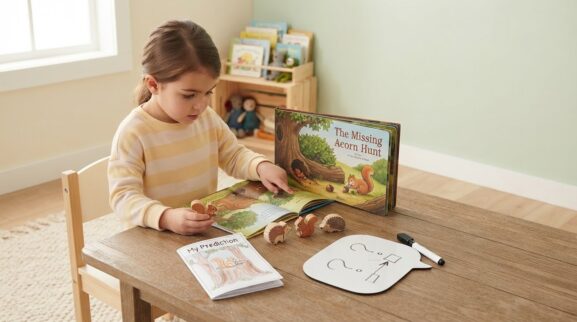 Ask Better Questions During Early Reading parent learning guide for a 5-year-old