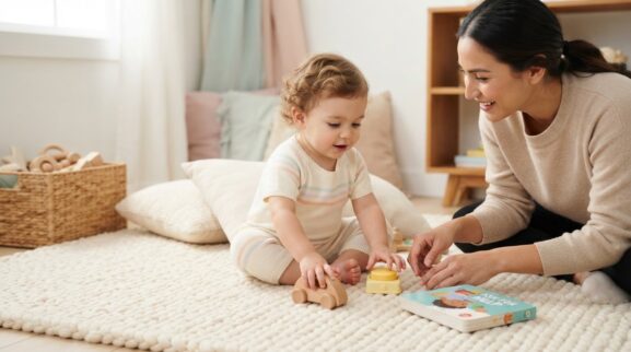 Asking for Help Activity Cards for 1 Year printable learning activity for a 1-year-old