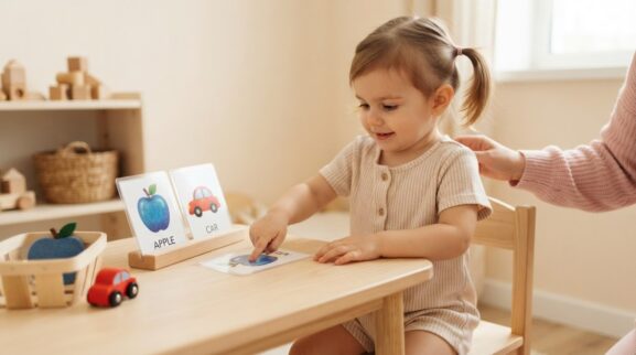 Attention & Following Directions Activity Cards for 2 Years printable learning activity for a 2-year-old