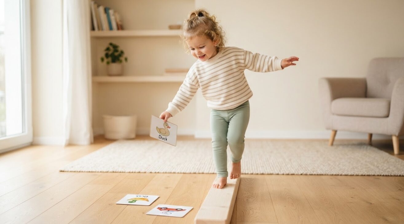 Balance & Coordination Activity Cards for 2-Year-Old Toddlers
