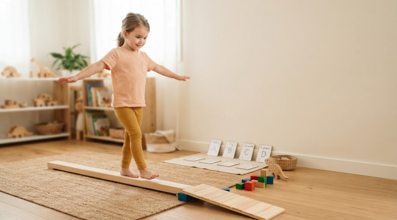 Balance & Coordination Activity Cards for 4-Year-Old Kids