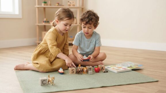 Beginning Sounds Through Toys and Picture Books learning activity for a 4-year-old
