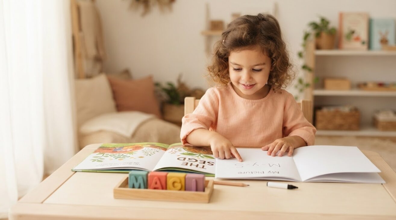 Book & Literacy Play: Book Knowledge & Print Concepts for 4-Year-Old Kids