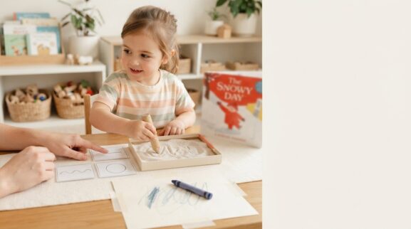 Book & Literacy Play: Early Writing & Mark Making for 4 Years learning activity for a 4-year-old