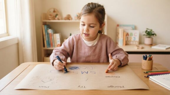 Book & Literacy Play: Early Writing & Mark Making for 5 Years learning activity for a 5-year-old