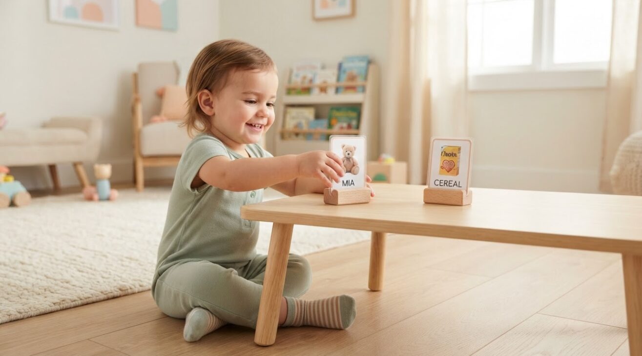 Book & Literacy Play: Name & Environmental Print for 2-Year-Old Toddlers