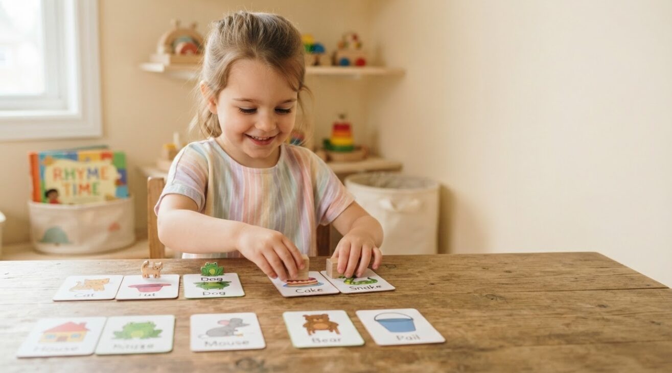 Book & Literacy Play: Rhyming & Sound Awareness for 3-Year-Old Toddlers