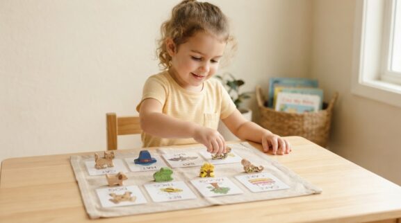 Book & Literacy Play: Rhyming & Sound Awareness for 4 Years learning activity for a 4-year-old