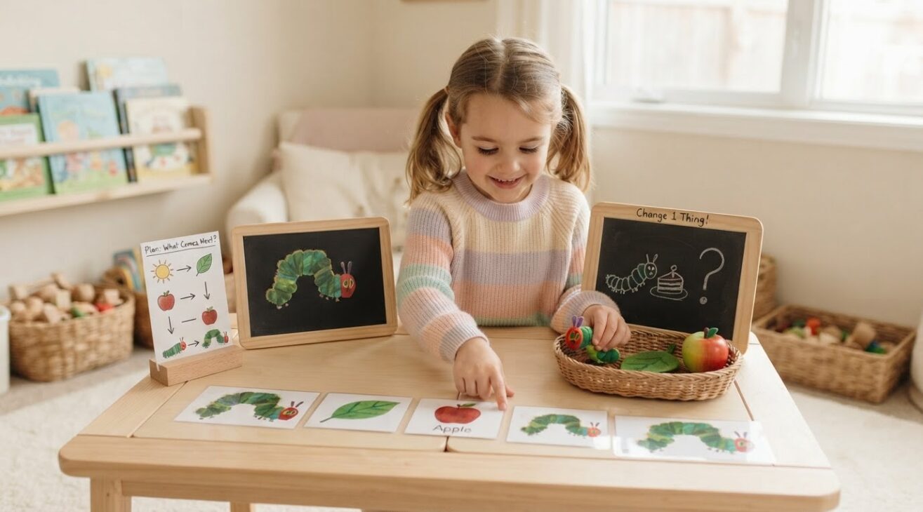 Book & Literacy Play: Sequencing & Retelling for 5-Year-Old Kids
